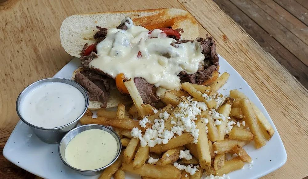 Cheesesteak and Fries